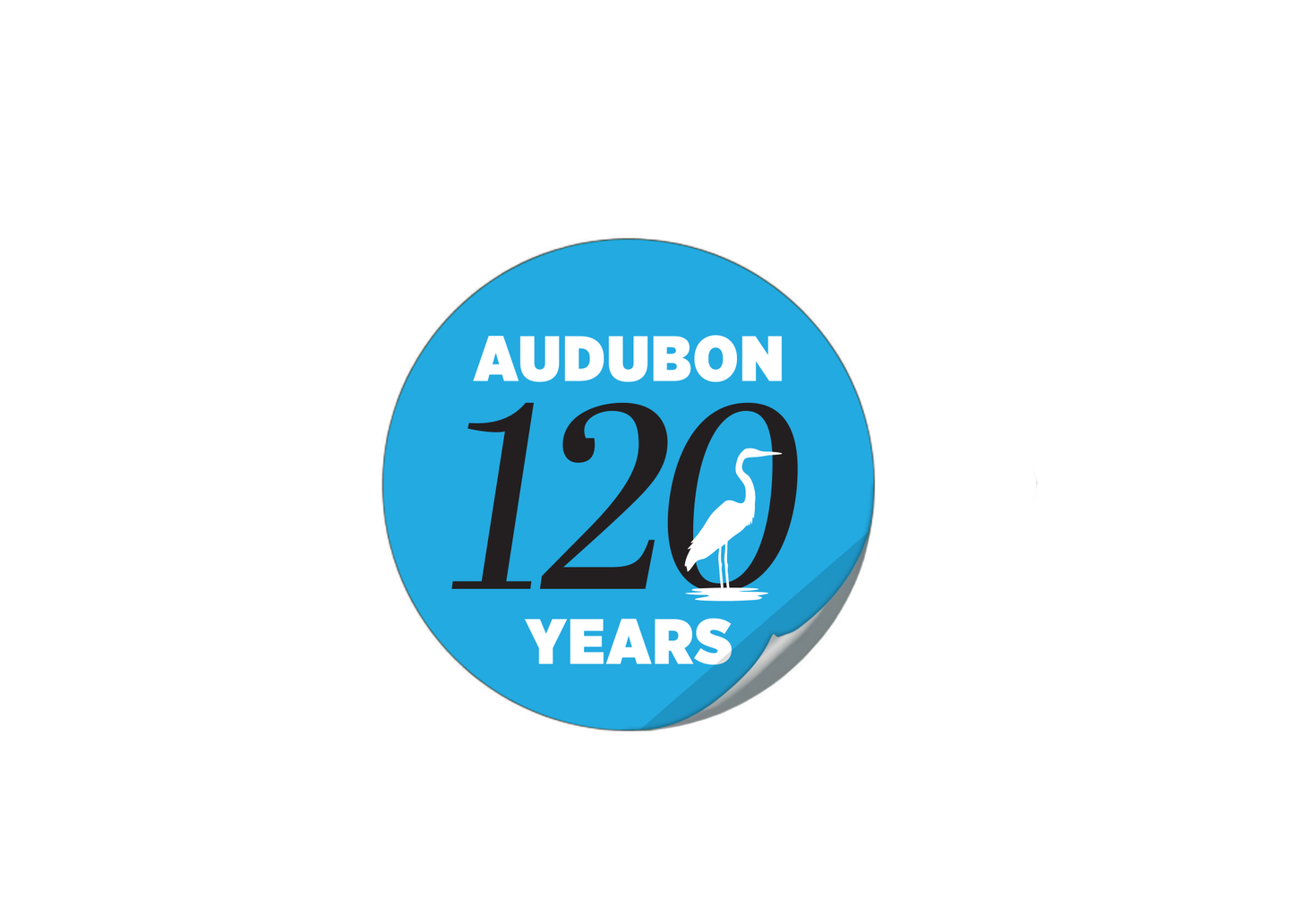 Audubon 120th Anniversary Round Stickers