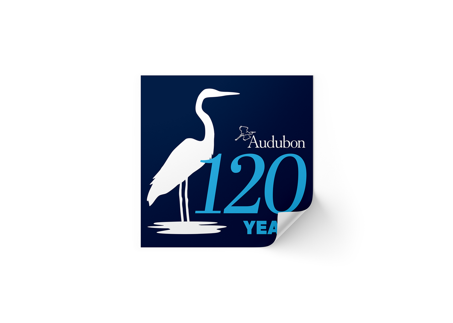 Audubon 120th Anniversary Square Stickers
